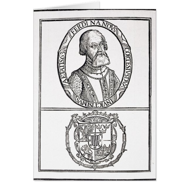 Portrait de Hernado Cortes et ses bras (Devant)