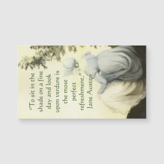 Portrait de Jane Austen + citation