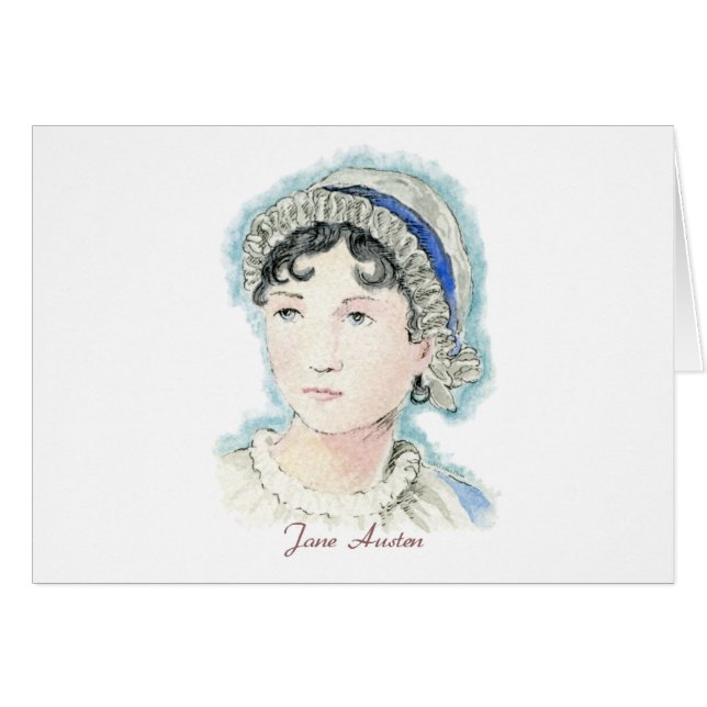 Portrait de Jane Austen par Alice Flynn (Devant horizontal)