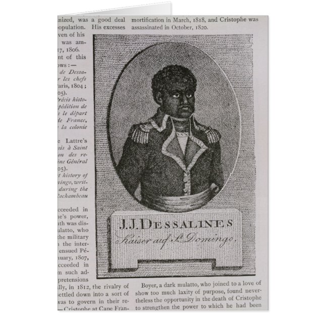 Portrait de Jean-Jacques Dessalines (Devant)