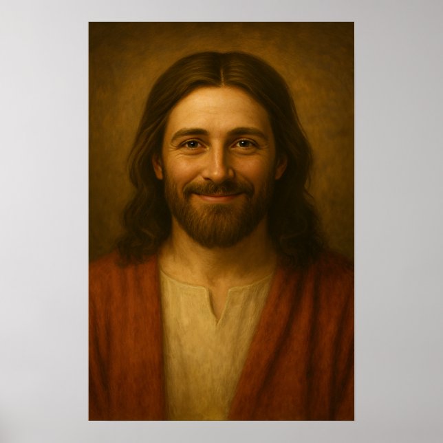 Portrait de Jésus-Christ #3™ Art mural LDS Poster (Devant)
