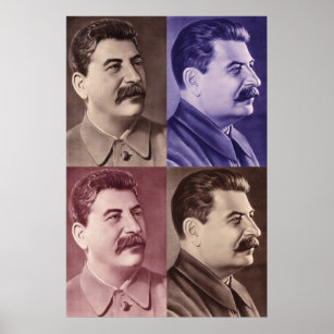 Portrait de Joseph Stalin Poster