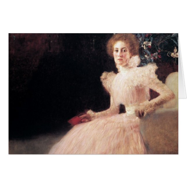 Portrait de Knips Sonja ; Peinture Gustav Klimt (Devant horizontal)