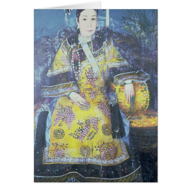 Portrait de la douairière d'impératrice Cixi (Devant)