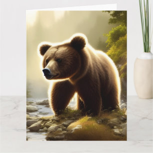 Portrait de la faune de l'ours Brown Grande carte 