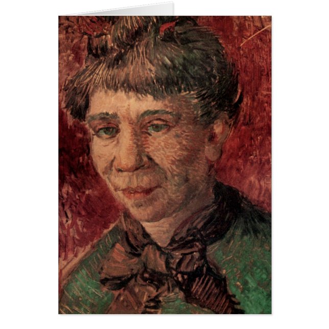 Portrait de la femme Madame Tanguy, Vincent van Go (Devant)