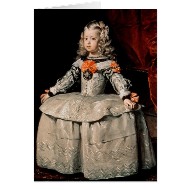 Portrait de la margarita d'Infanta âgée cinq (Devant)