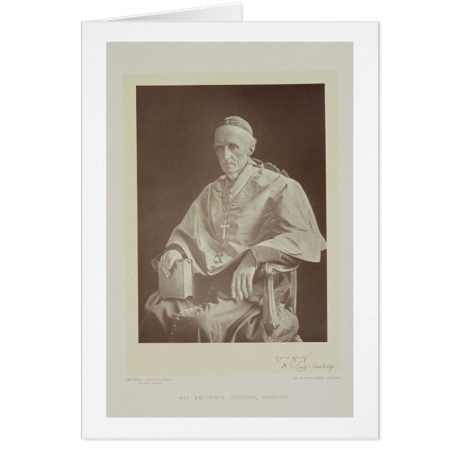 Portrait de l'effectif cardinal de Henry Edouard (Devant)
