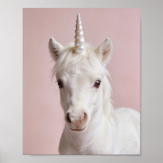 Portrait de licorne bébé – Décoration murale magiq