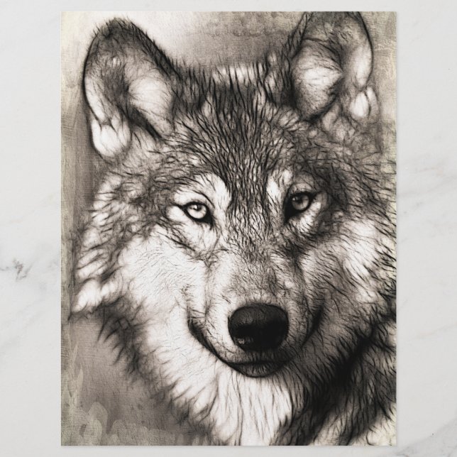 Portrait de loup (Devant)