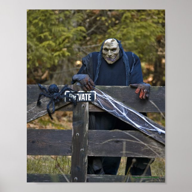 Portrait de lutin d'Halloween - Impression d'art f (Devant)