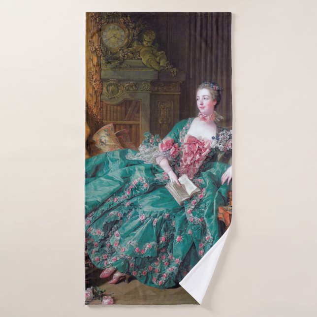Portrait de Madame Pompadour, Boucher (Serviette de bain)