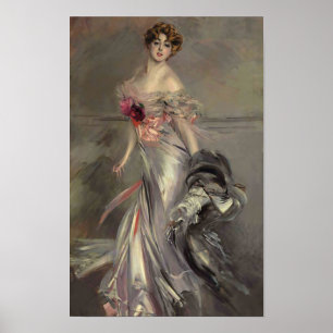 Portrait de Martha Regnier par Boldini Impression