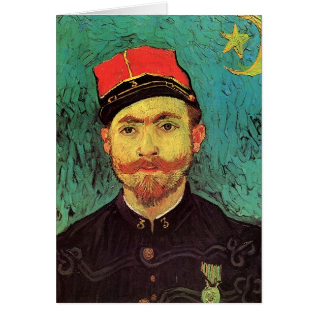 Portrait de Milliet, L'Amant par Vincent van Gogh (Devant)