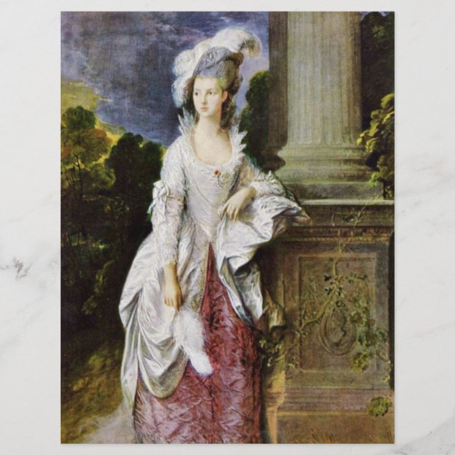 Portrait De Mme Thomas Graham Par Thomas Gainsboro (Devant)