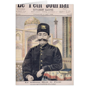 Portrait de Mozzafer-ed-Vacarme de Shah
