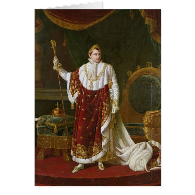 Portrait de napoléon dans des ses robes longues de (Devant)