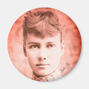 Portrait de Nellie Bly Magnet