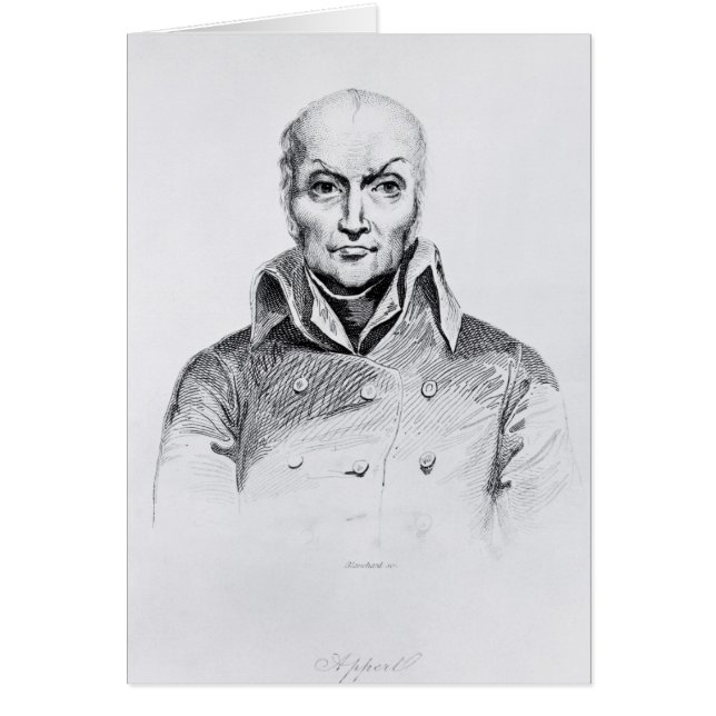 Portrait de Nicolas Appert (Devant)