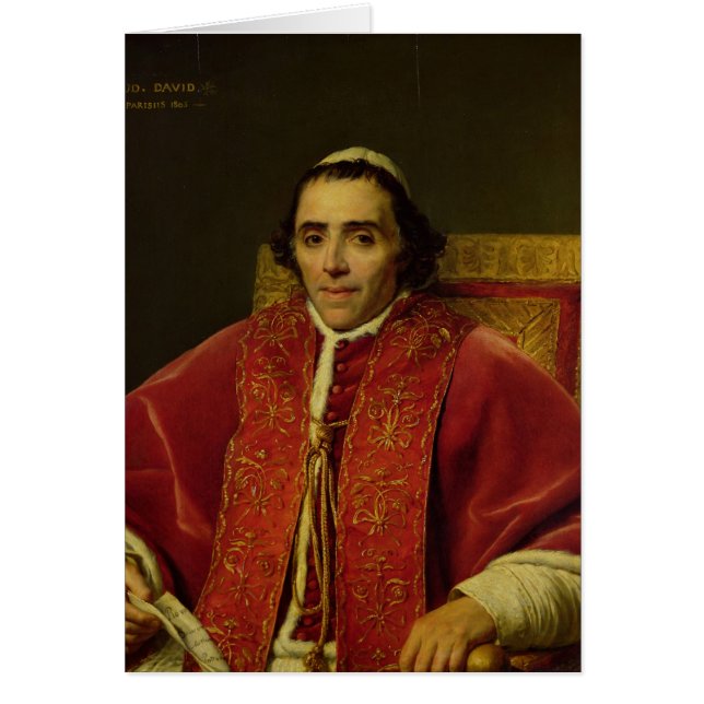 Portrait de pape Pius VII, 1805 (Devant)
