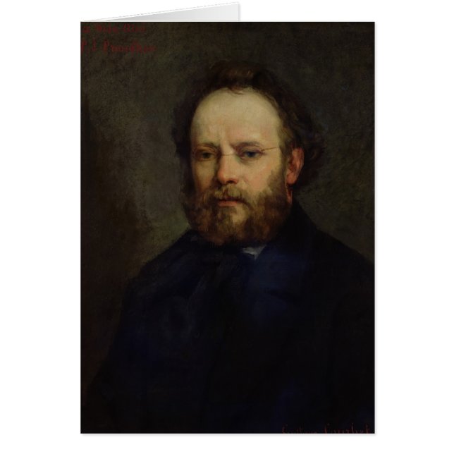 Portrait de Pierre Joseph Proudhon 1865 (Devant)