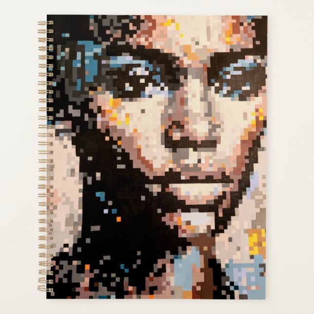 Portrait de pixel puissant (Devant)