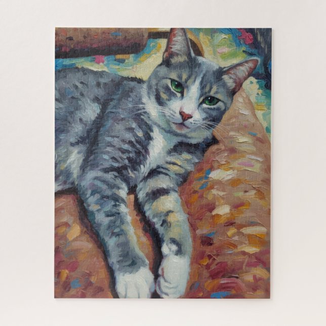 Portrait de Puzzle de Chat (Vertical)