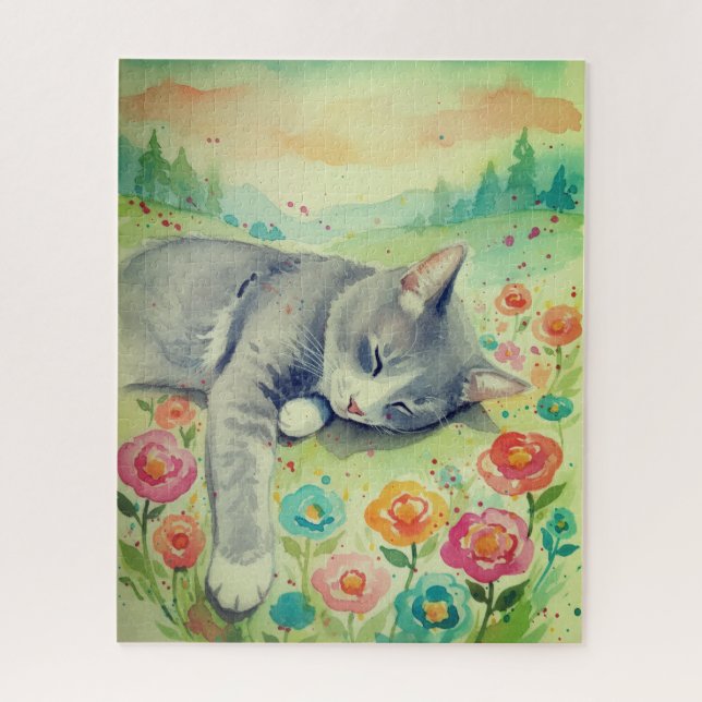 Portrait de Puzzle de Chat (Vertical)