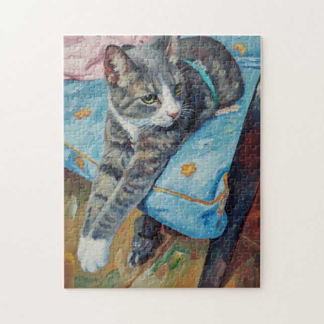 Portrait de Puzzle de Chat (Vertical)