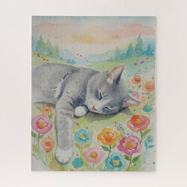 Portrait de Puzzle de Chat (Vertical)