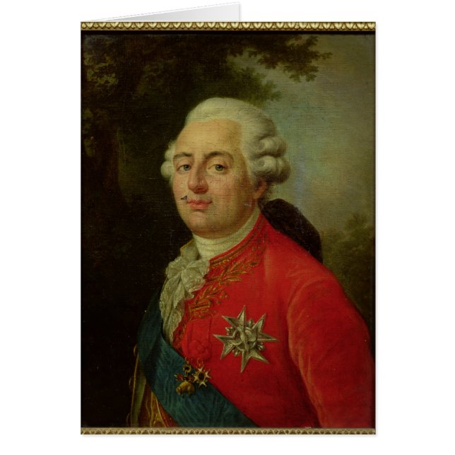 Portrait de roi de Louis XVI de la France (Devant)