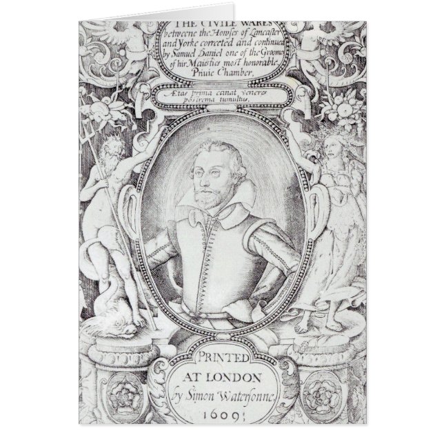 Portrait de Samuel Daniel (Devant)