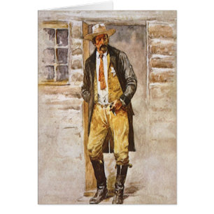 Portrait de shérif par Seltzer, Cowboy de l'Ouest 