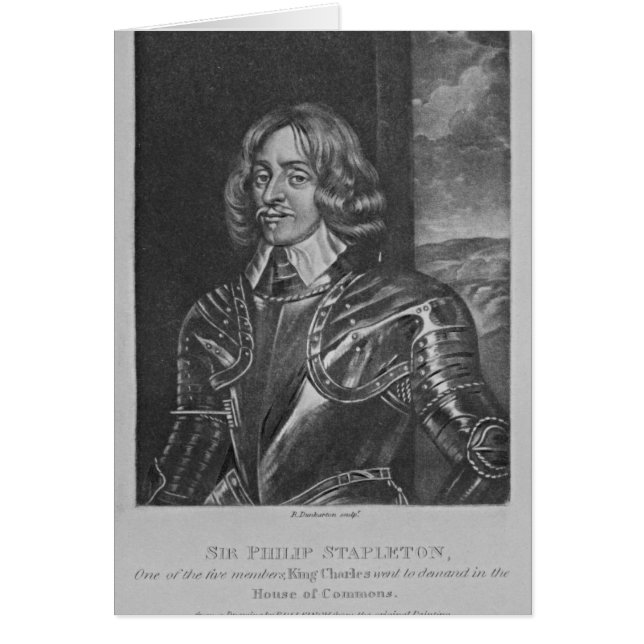 Portrait de Sir Philip Stapleton (Devant)