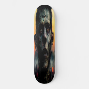 Portrait de skateboard d'un Zombie
