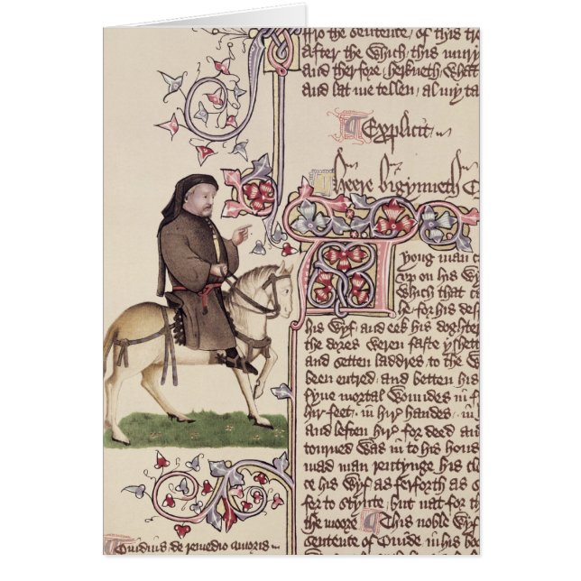 Portrait de télécopie de Geoffrey Chaucer de (Devant)