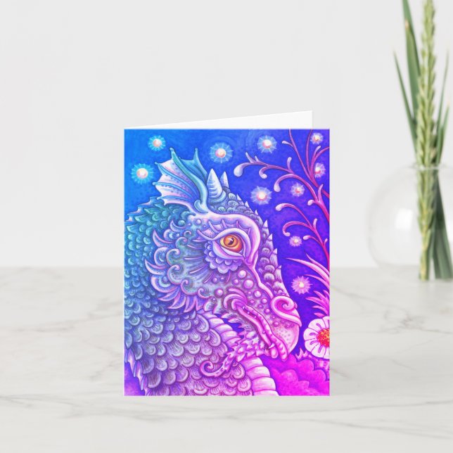 PORTRAIT DE TÊTE DE DRAGON MÉDIÉVAL, IMAGINAIRE SI (Devant)