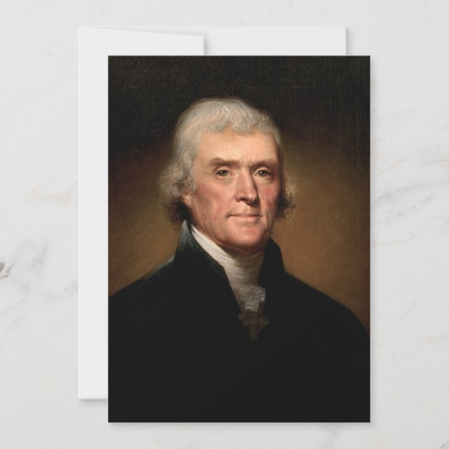 Portrait de Thomas Jefferson (Devant)