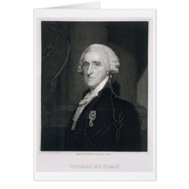 Portrait de Thomas McKean, gravé par Thomas B. W (Devant)