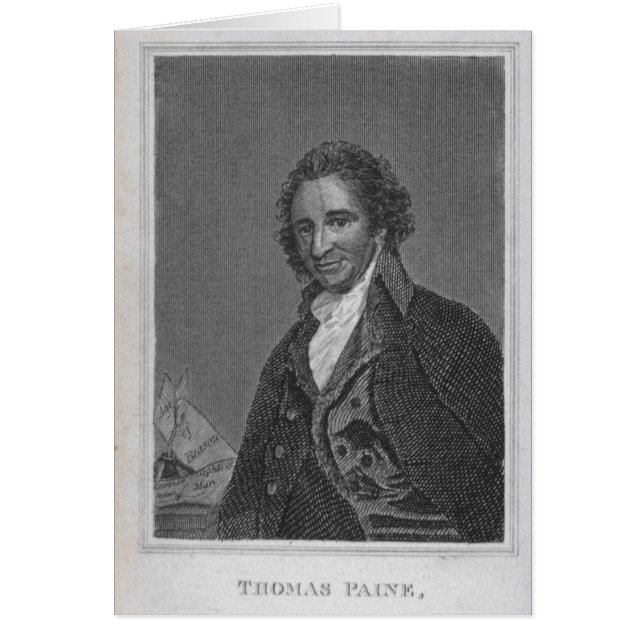 Portrait de Thomas Paine du volume I (Devant)