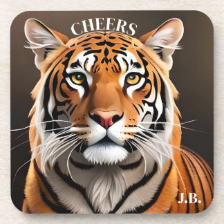 Portrait de tigre artistique Dessous de verre de g