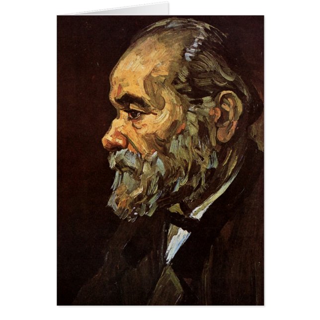 Portrait de vieil homme avec barbe par Vincent van (Devant)