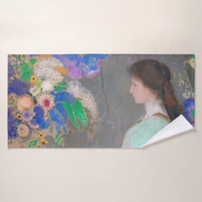 Portrait de Violette Heymann, Redon (Serviette de bain)