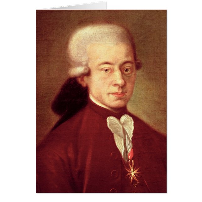 Portrait de Wolfgang Amadeus Mozart après 1770 (Devant)