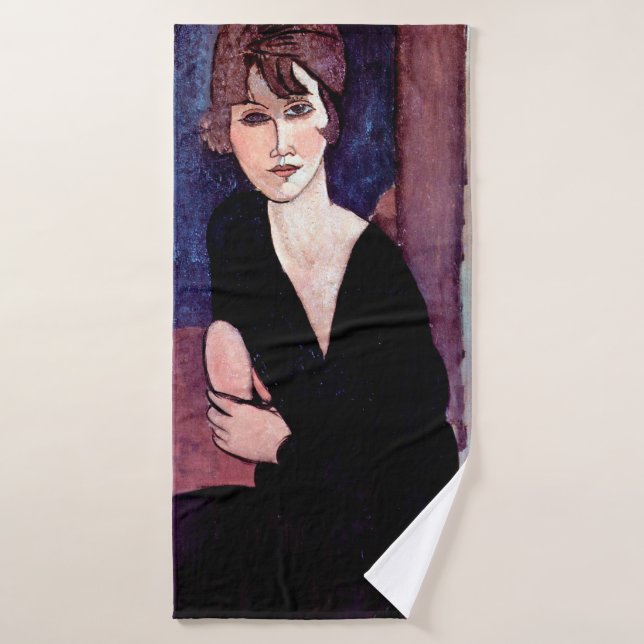 Portrait de Woman (Serviette de bain)