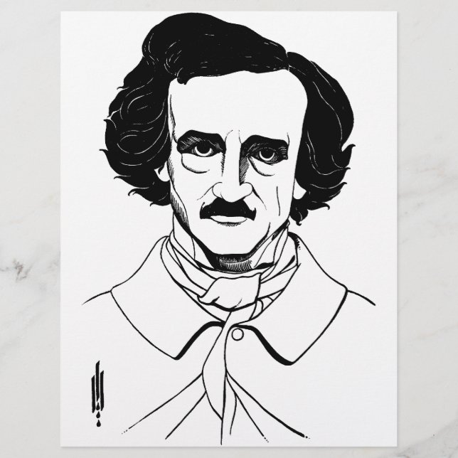 Portrait d'Edgar Allan Poe (Devant)