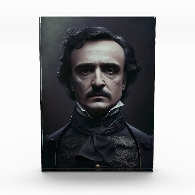 Portrait d'Edgar Allan Poe Bloc photo (Devant)