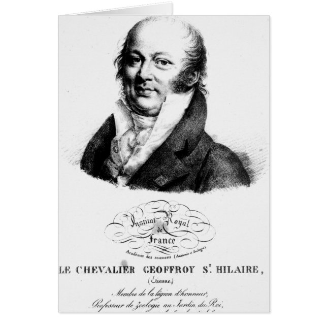 Portrait d'Etienne Geoffroy Saint-Hilaire (Devant)