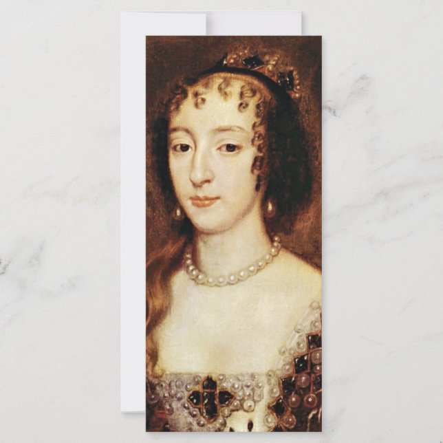 Portrait D'Henrietta De France Reine D'Angleterre (Devant)