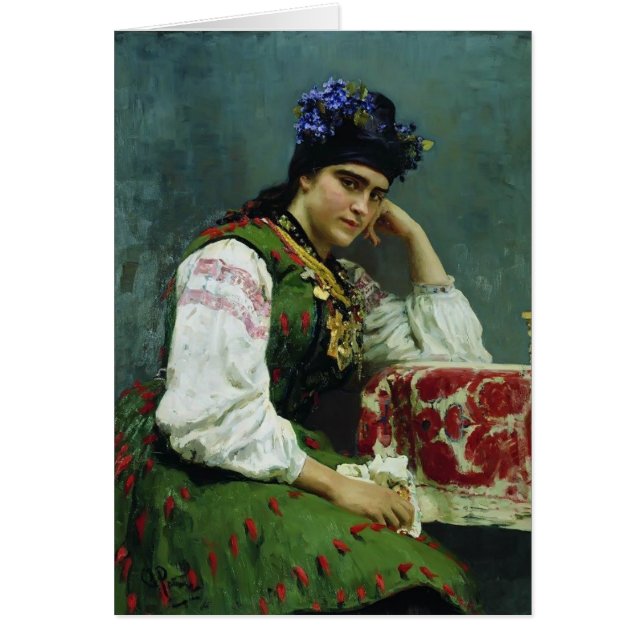 Portrait d'Ilya Repin- de Sophia Dragomirova (Devant)